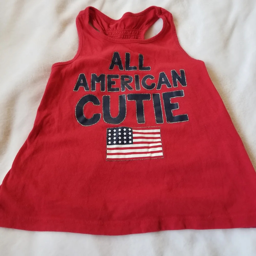 Summer Tops | Lot of 4 | Girls 4T | Disney | Patriotic | Dance - Picture 2 of 16
